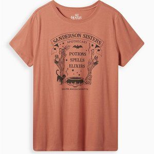 ❤️NWT VINTAGE TORRID HOCUS POCUS APOTHECARY DISNEY HALLOWEEN TEE TOP SIZE 1X